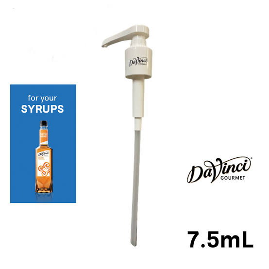 DaVinci Gourmet Syrup Pumps White 7.5ml